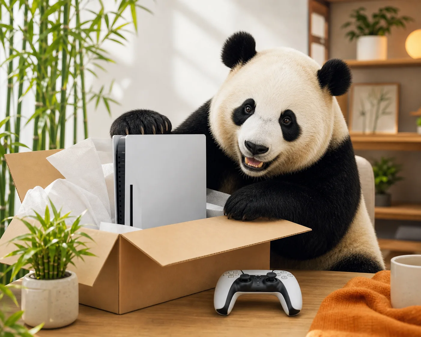 Panda reward moment for Richard H.